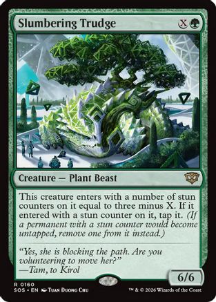 Image of Slumbering Trudge (SOS-160) - Secrets of Strixhaven Foil