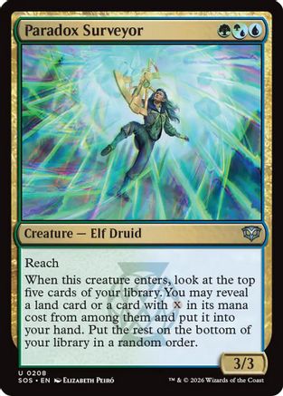 Image of Paradox Surveyor (SOS-208) - Secrets of Strixhaven Foil