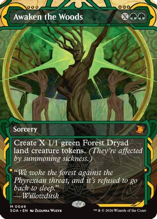 Image of Awaken the Woods (SOA-049) - Secrets of Strixhaven: Mystical Archive