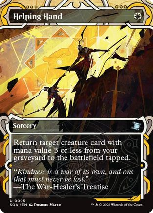 Image of Helping Hand (SOA-005) - Secrets of Strixhaven: Mystical Archive