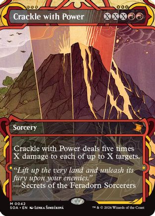 Image of Crackle with Power (SOA-042) - Secrets of Strixhaven: Mystical Archive Foil