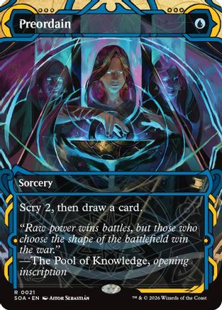 Image of Preordain (SOA-021) - Secrets of Strixhaven: Mystical Archive