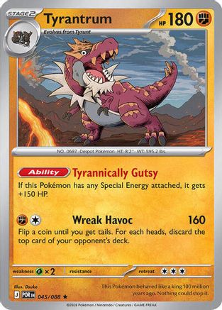 Image of Tyrantrum 045  Deck Exclusives - Rare