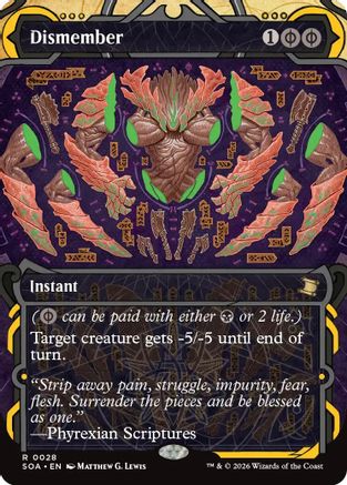 Image of Dismember (SOA-028) - Secrets of Strixhaven: Mystical Archive Foil