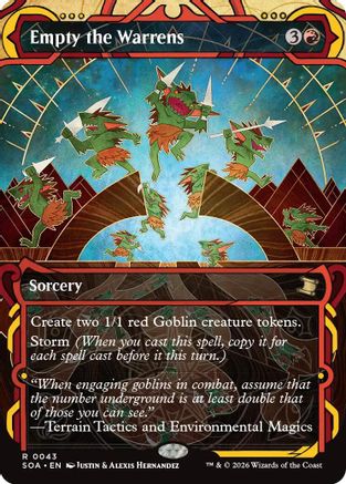 Image of Empty the Warrens (SOA-043) - Secrets of Strixhaven: Mystical Archive Foil