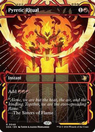 Image of Pyretic Ritual (SOA-046) - Secrets of Strixhaven: Mystical Archive Foil