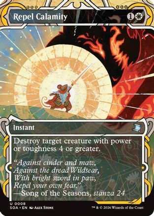Image of Repel Calamity (SOA-008) - Secrets of Strixhaven: Mystical Archive Foil