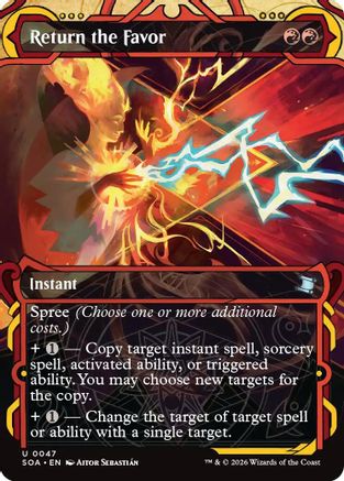 Image of Return the Favor (SOA-047) - Secrets of Strixhaven: Mystical Archive