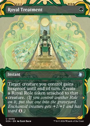 Image of Royal Treatment (SOA-056) - Secrets of Strixhaven: Mystical Archive Foil