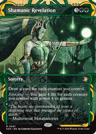 Image of Shamanic Revelation (SOA-057) - Secrets of Strixhaven: Mystical Archive Foil