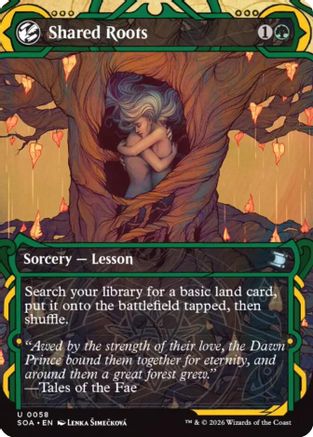 Image of Shared Roots (SOA-058) - Secrets of Strixhaven: Mystical Archive