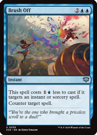 Image of Brush Off (SOS-039) - Secrets of Strixhaven