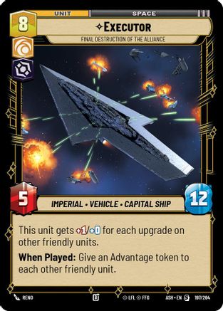 Image of Executor - Final Destruction of the Alliance (197/264) - Ashes of the Empire