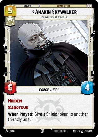 Image of Anakin Skywalker - You Were Right About Me (255/264) - Ashes of the Empire