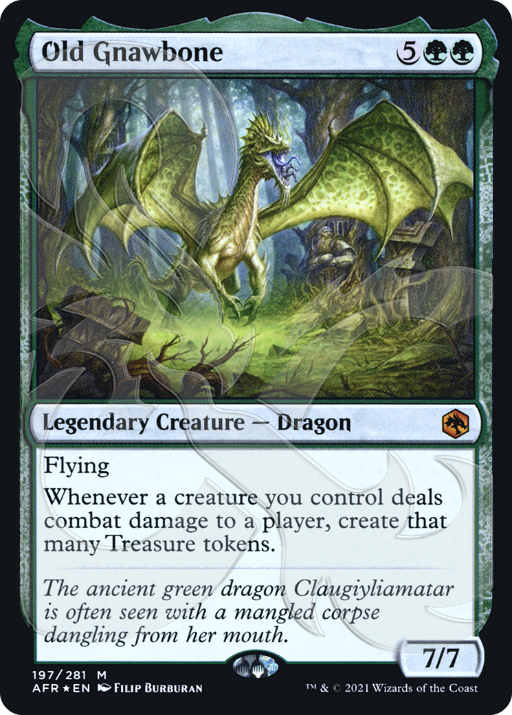 Image of Old Gnawbone (AFR&-197) - Adventures in the Forgotten Realms Promos Foil