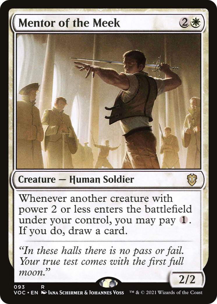 Image of Mentor of the Meek (VOC-093) - Crimson Vow Commander