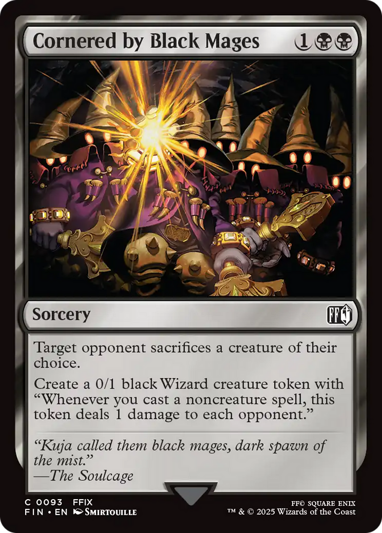 Image of Cornered by Black Mages (FIN-093) - FINAL FANTASY Foil