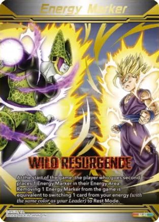 Image of Energy Marker - Wild Resurgence (M-45) (Gold-Stamped) (M-45) - Three Glorious Fighters Foil
