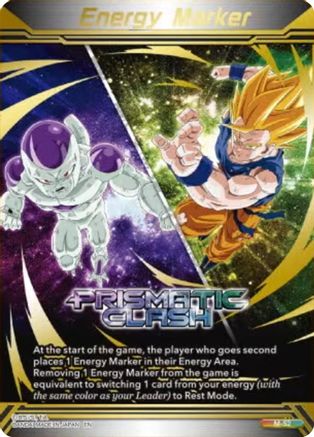 Image of Energy Marker - Prismatic Clash (M-52) (Gold-Stamped) (M-52) - Three Glorious Fighters Foil