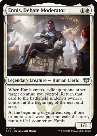 Image of Ennis, Debate Moderator (SOS-014) - Secrets of Strixhaven