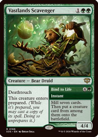 Image of Vastlands Scavenger (SOS-166) - Secrets of Strixhaven Foil
