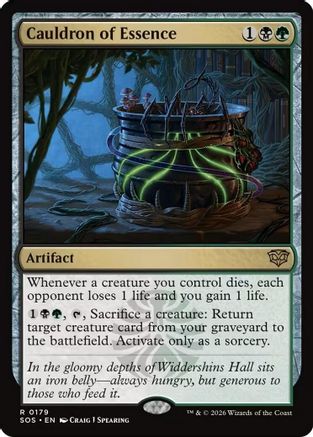 Image of Cauldron of Essence (SOS-179) - Secrets of Strixhaven Foil