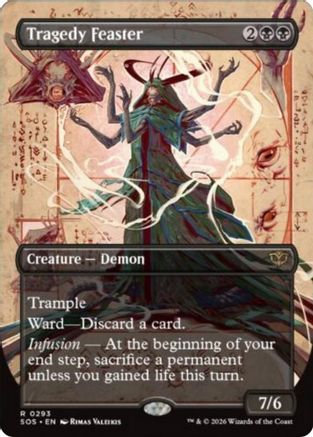Image of Tragedy Feaster (Borderless) (SOS-293) - Secrets of Strixhaven Foil