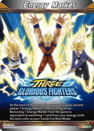 Image of Energy Marker - Three Glorious Fighters (M-54) (M-54) - Three Glorious Fighters Foil