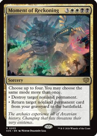 Image of Moment of Reckoning (SOS-205) - Secrets of Strixhaven
