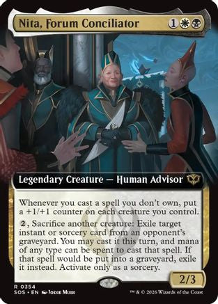 Image of Nita, Forum Conciliator (Extended Art) (SOS-354) - Secrets of Strixhaven Foil