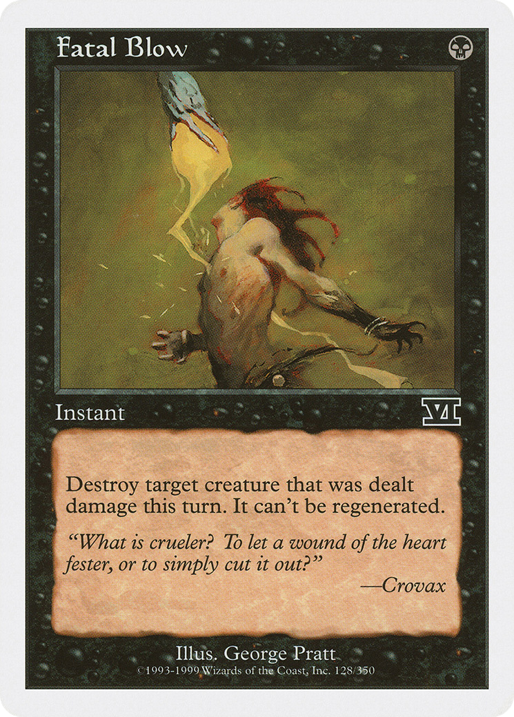 Image of Fatal Blow (6ED-128) - Classic Sixth Edition