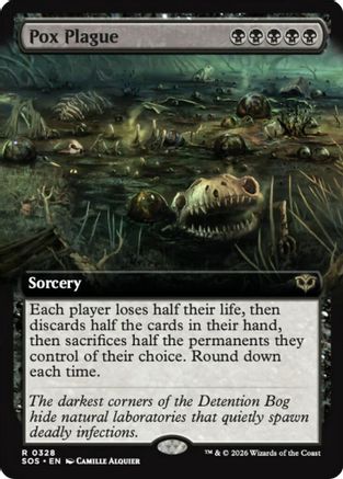 Image of Pox Plague (Extended Art) (SOS-328) - Secrets of Strixhaven