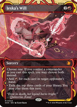 Image of Jeska's Will (SOA-044) - Secrets of Strixhaven: Mystical Archive