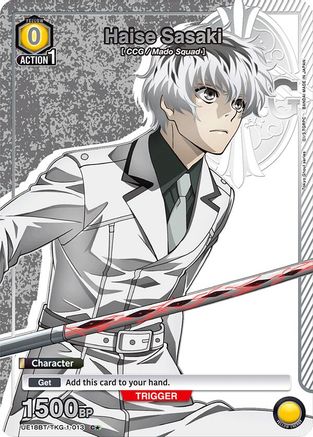 Image of Haise Sasaki (013) (C*) (UE18BT/TKG-1-013) - UE18BT Tokyo Ghoul Foil