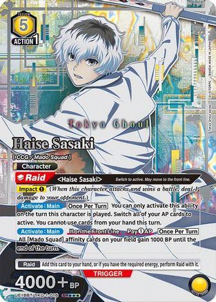 Image of Haise Sasaki (016) (SR***) (UE18BT/TKG-1-016) - UE18BT Tokyo Ghoul Foil