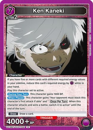 Image of Ken Kaneki (041) (UE18BT/TKG-1-041) - UE18BT Tokyo Ghoul Foil