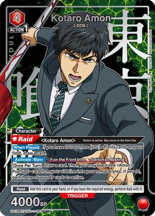 Image of Kotaro Amon (083) (SR*) (UE18BT/TKG-1-083) - UE18BT Tokyo Ghoul Foil