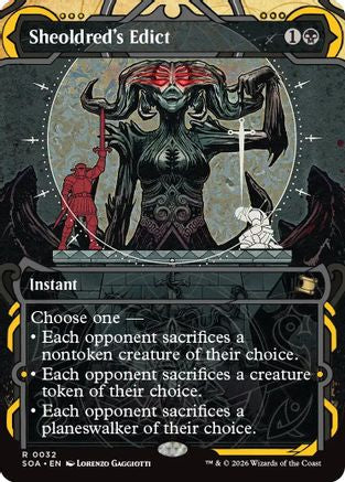 Image of Sheoldred's Edict (SOA-032) - Secrets of Strixhaven: Mystical Archive