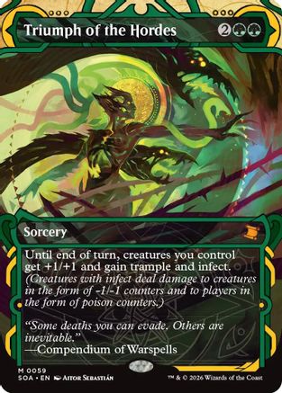 Image of Triumph of the Hordes (SOA-059) - Secrets of Strixhaven: Mystical Archive Foil