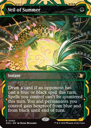 Image of Veil of Summer (SOA-060) - Secrets of Strixhaven: Mystical Archive