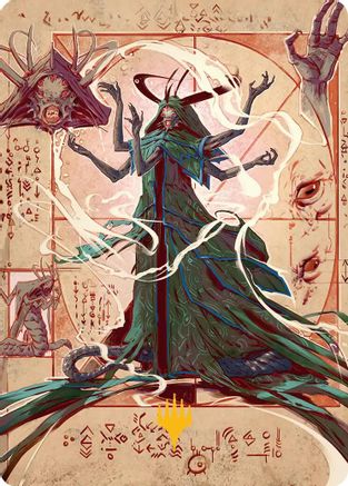Image of Tragedy Feaster Art Card (Gold-Stamped Planeswalker Symbol) (ASSOS-030) - Art Series: Secrets of Strixhaven