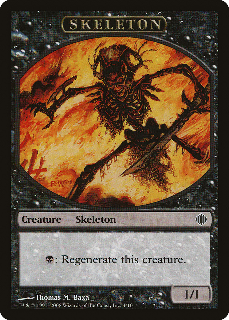 Image of Skeleton Token (ALA-004) - Shards of Alara Tokens