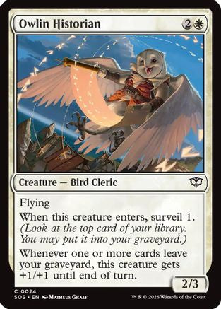 Image of Owlin Historian (SOS-024) - Secrets of Strixhaven