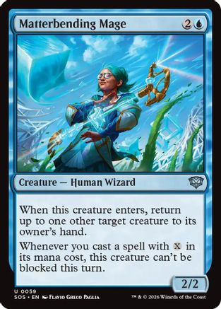 Image of Matterbending Mage (SOS-059) - Secrets of Strixhaven