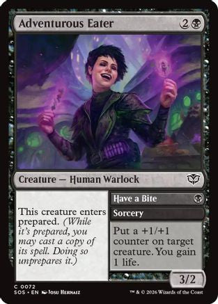 Image of Adventurous Eater (SOS-072) - Secrets of Strixhaven Foil