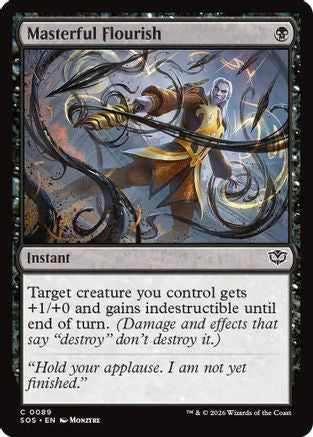 Image of Masterful Flourish (SOS-089) - Secrets of Strixhaven