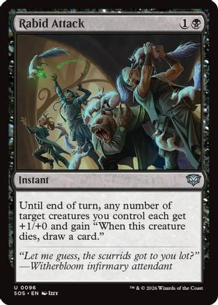 Image of Rabid Attack (SOS-096) - Secrets of Strixhaven