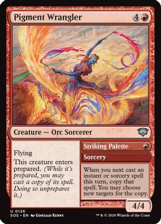 Image of Pigment Wrangler (SOS-126) - Secrets of Strixhaven Foil