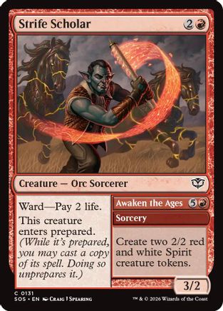 Image of Strife Scholar (SOS-131) - Secrets of Strixhaven