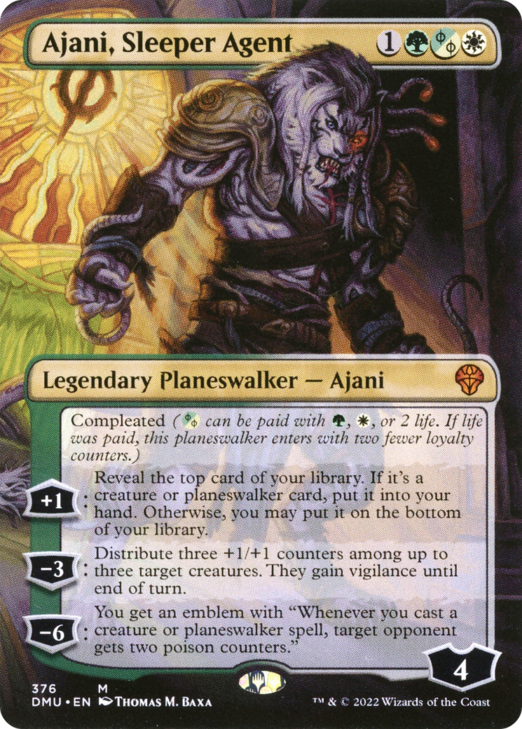 Image of Ajani, Sleeper Agent (376) (DMU-376) - Dominaria United (Borderless)